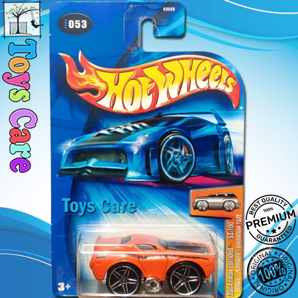 Hot Wheels Blings Plymouth Barracuda 1972 Orange First Editions