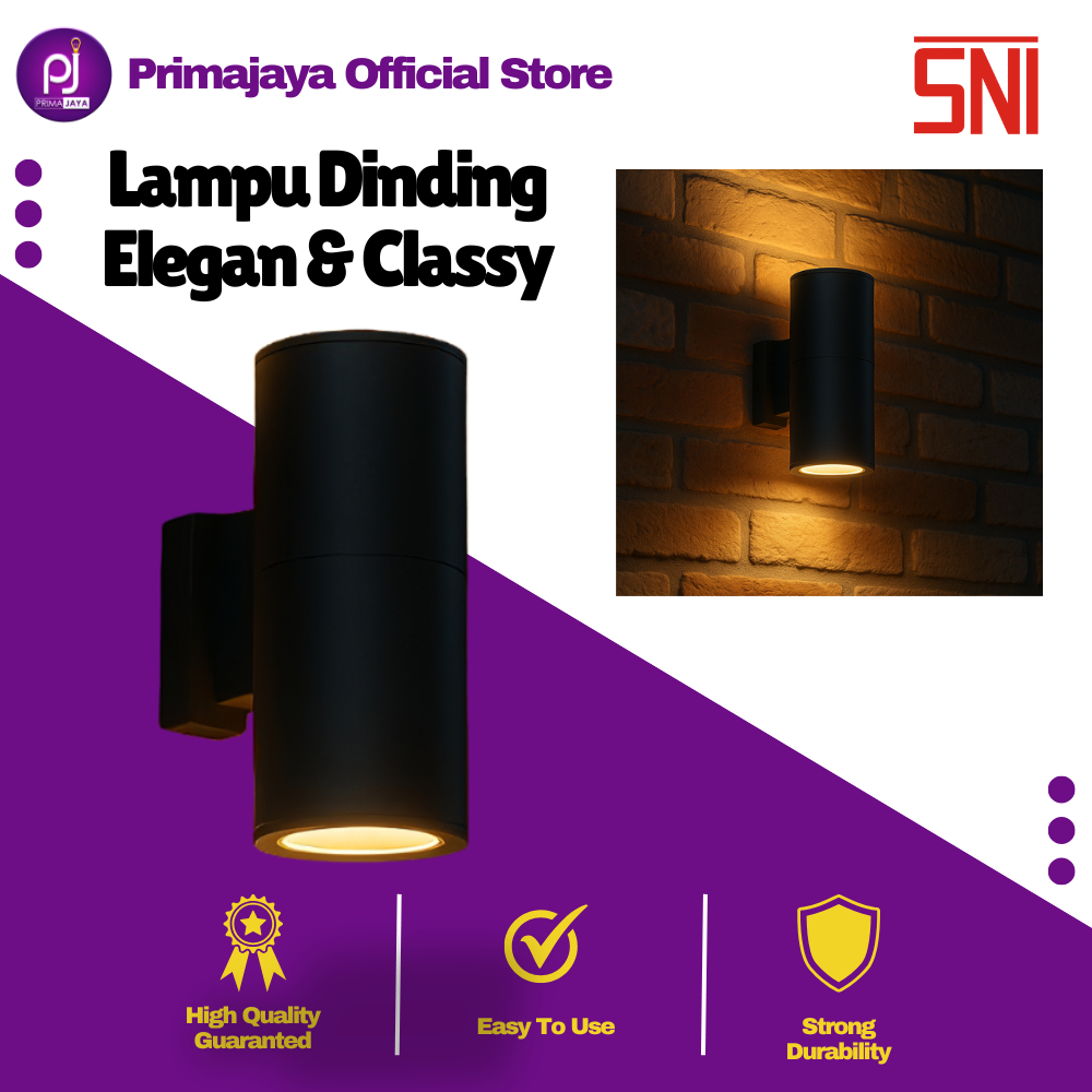 Lampu Hias Tiang Teras Pagar Depan Luar Rumah Cafe Dinding Outdoor Led Tempel Waterproof Cahaya Bohl
