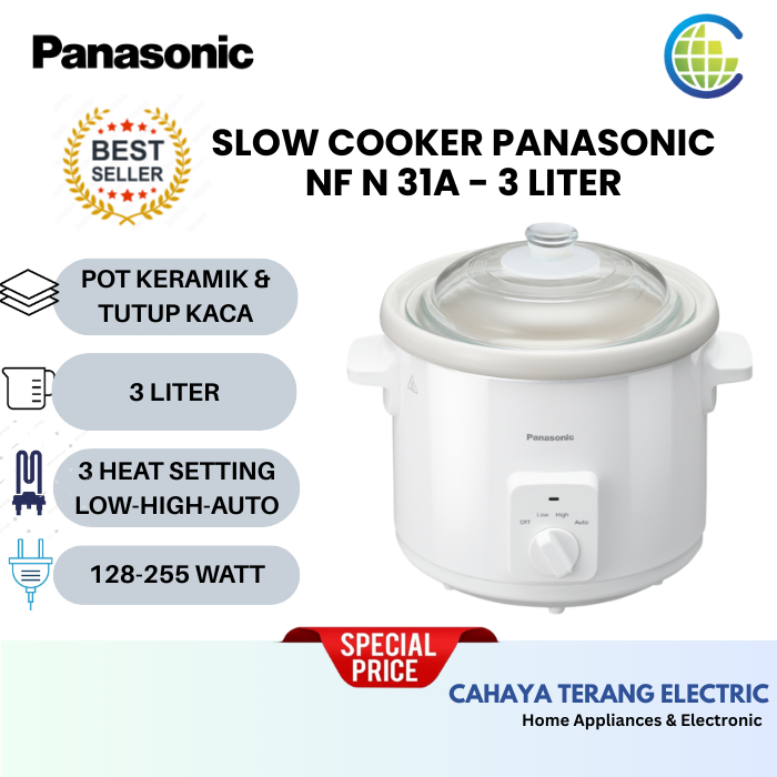 Panasonic Slow Cooker NF-N31A 3 Liter