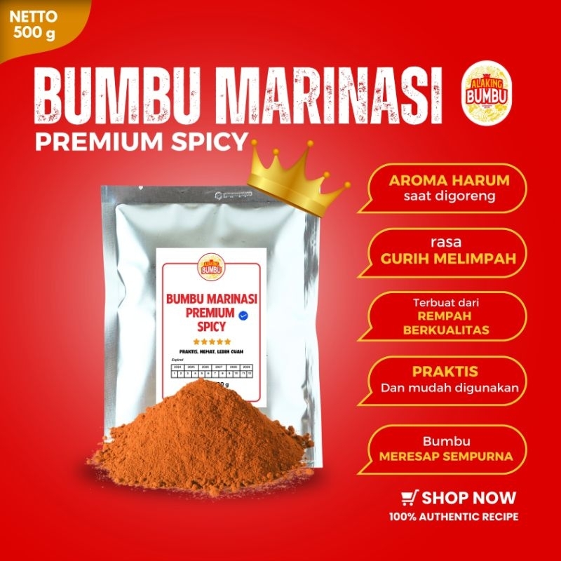

ALAKING BUMBU Marinasi Spicy Premium / Bumbu Fried Chicken