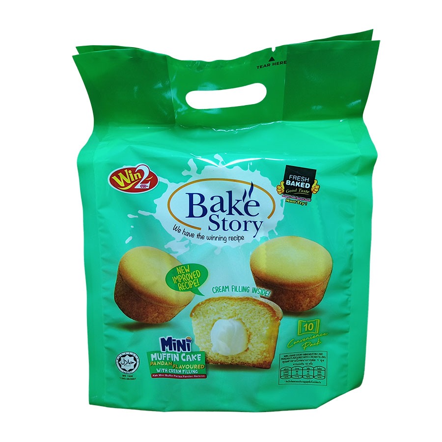 

WIN WIN MINI MUFFIN PANDAN BAKE STORY 200 G