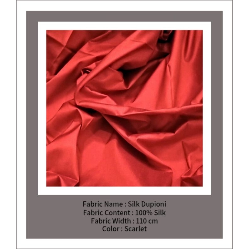 JAHAN-ARA™ - CMP - Scarlet - Kain Satin - Kain Silk - Kain Sutra - Kain Satin Premium - Kain Silk Pr