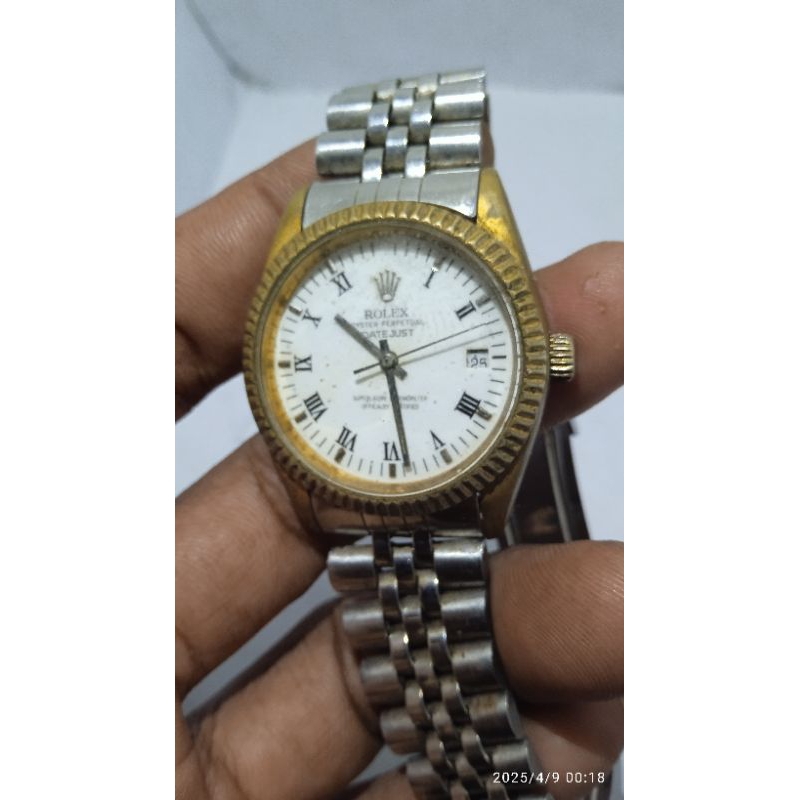 jam rolex lapis emas kondisi seperti di foto