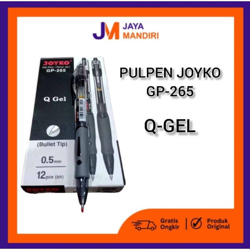 

Pulpen Joyko GP-265 Q-Gel(12Pcs)