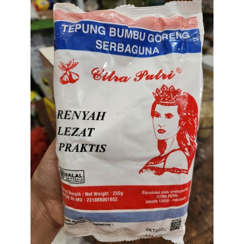 

tepung bumbu goreng serbaguna / tepung putri 250gr