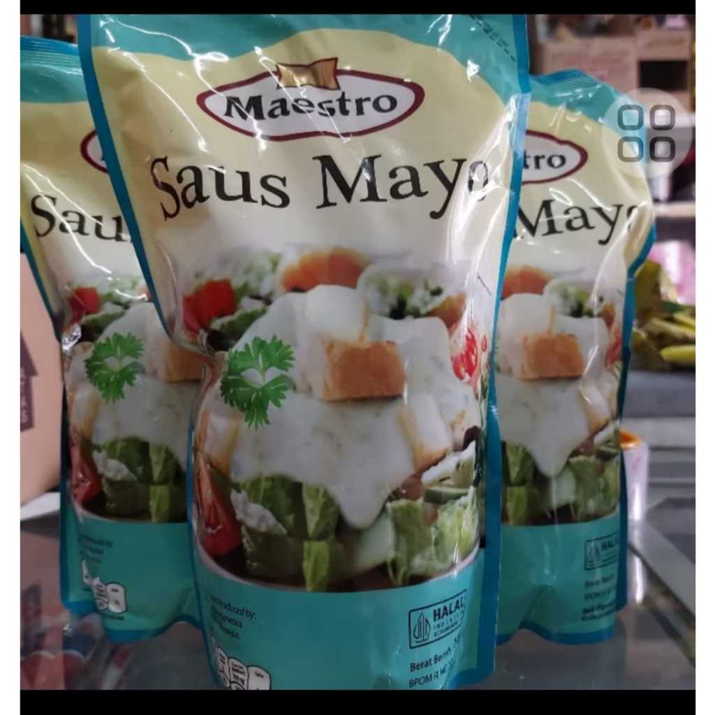 

Maestro Saus Mayo 1kg Halal Mayonaise
