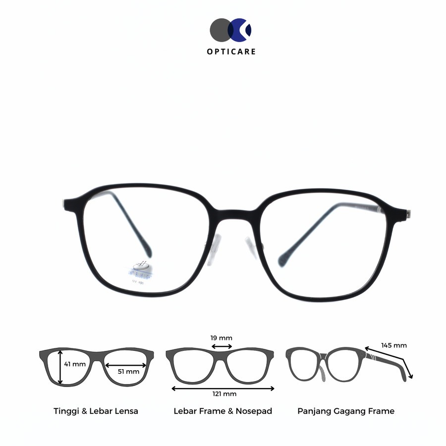 FRAME KACAMATA 6137 OVAL STYLE UNISEX