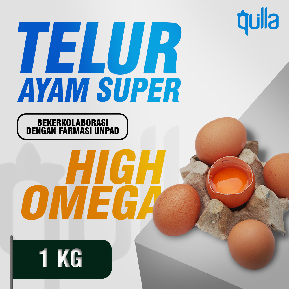 

Telur Ayam Omega 3 Halal Premium Standard Eropa | Fresh Berkualitas | Kuning Telur Oren