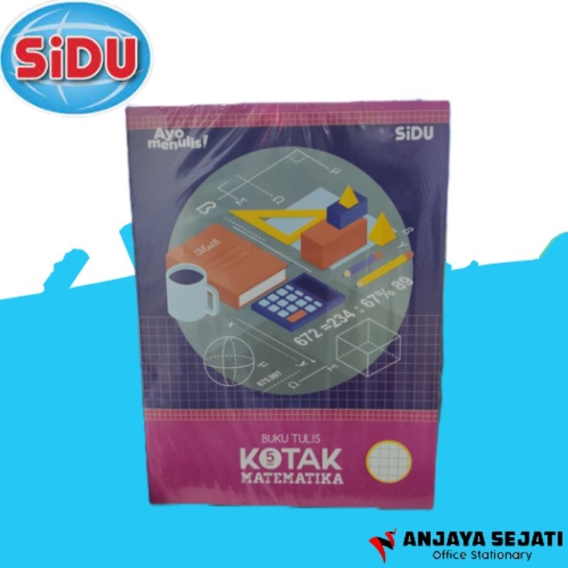 

Buku Tulis Sidu Kotak Matematika STM 38 Lembar | Per pak