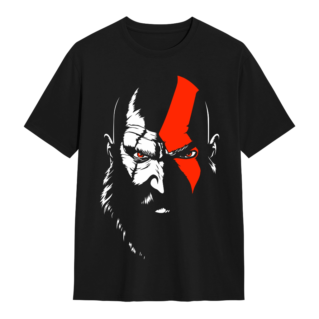 Vizte T-shirt Kaos God Of War Kratos GODOFWAR1