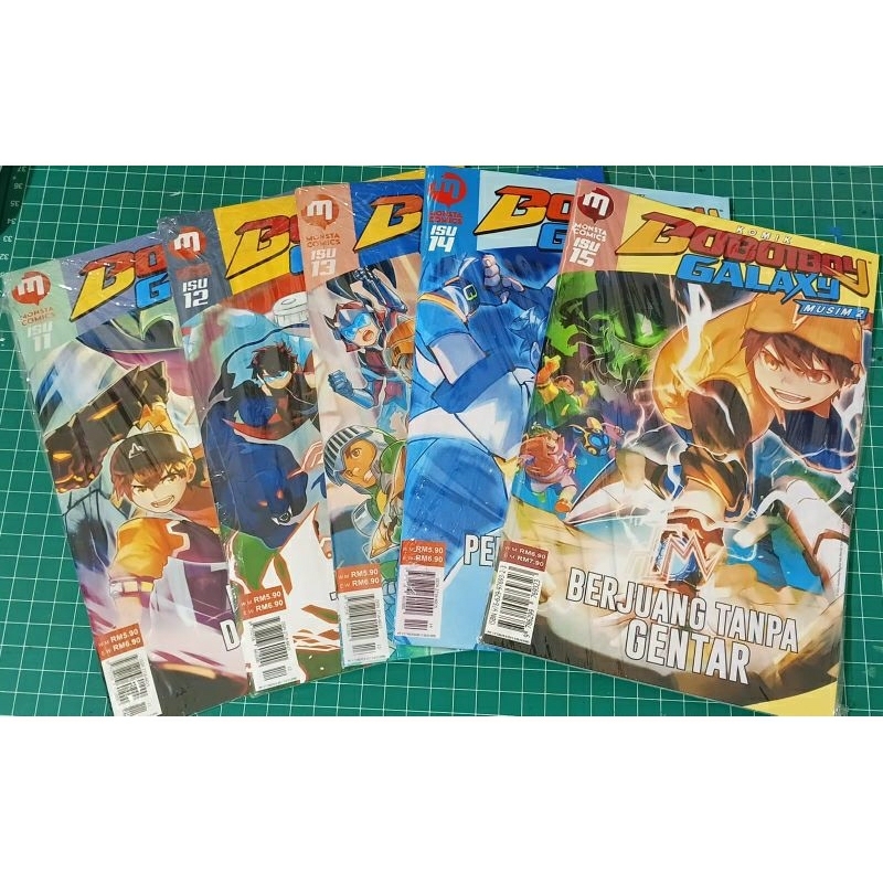 TERMURAH PAKET bundling KOMIK BOBOIBOY GALAXY MUSIM 2 ISU 11, 12, 13, 14, 15  (5 BUKU)
