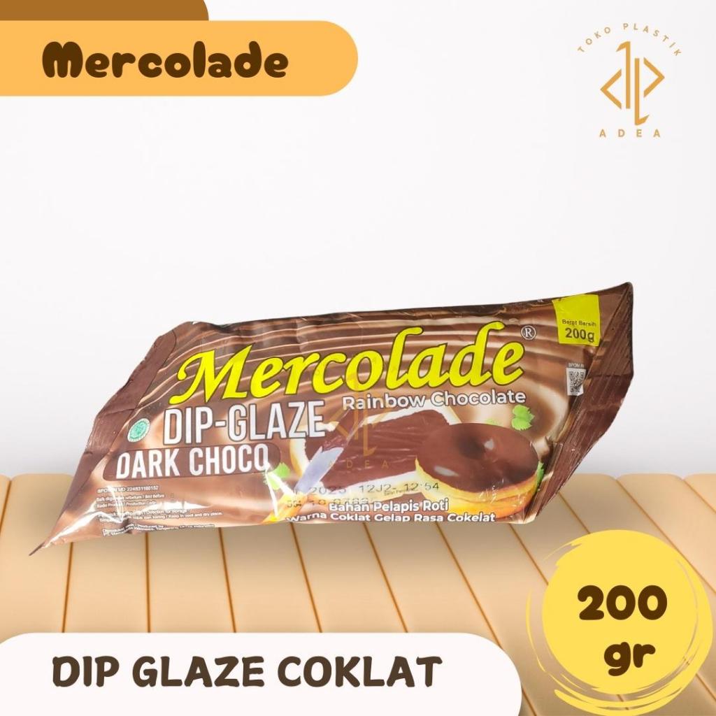 

[200 GR] Cokelat Glaze / Dip Glaze rasa Cokelat Mercolade / Mercolade Dip Glaze Rasa Cokelat / Glaze Coklat