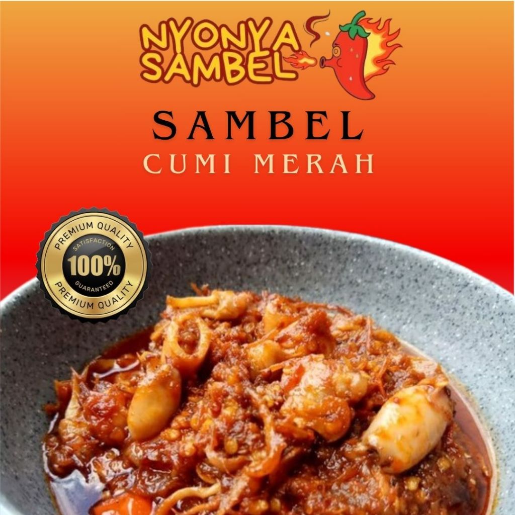 

SAMBEL CUMI MERAH NYONYA SAMBEL UKURAN 50gr, 150gr, DAN 250gr