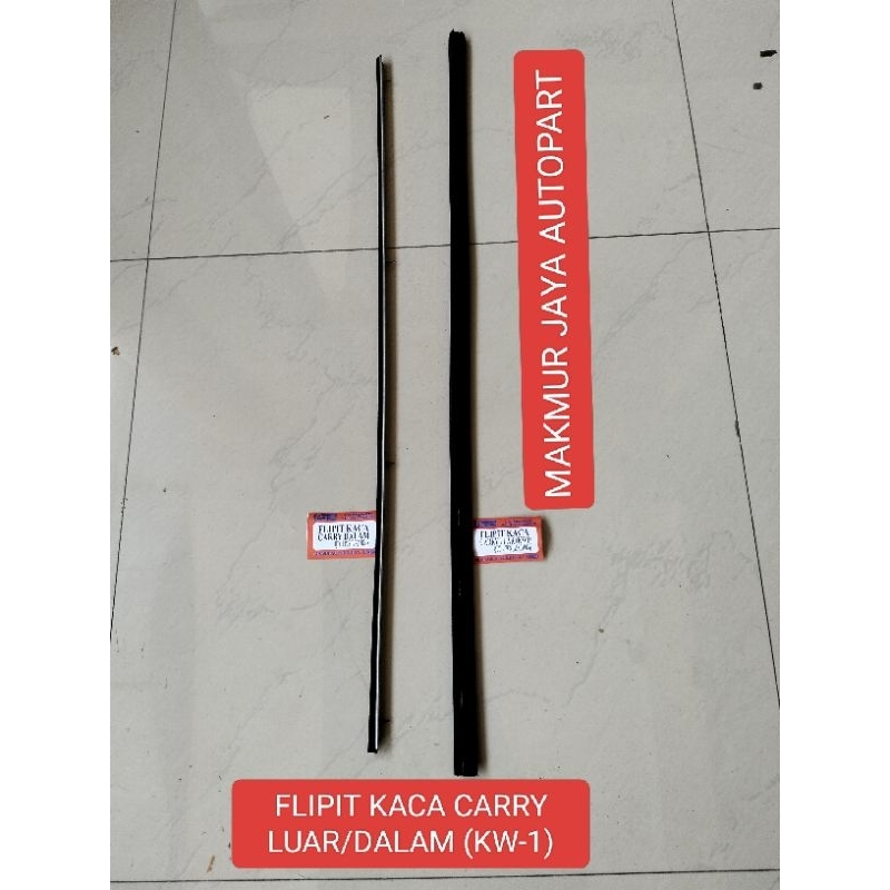 FLIPIT KACA /WEATHER STRIP/SUZUKI CARRY LUAR/DALAM(KW-1)
