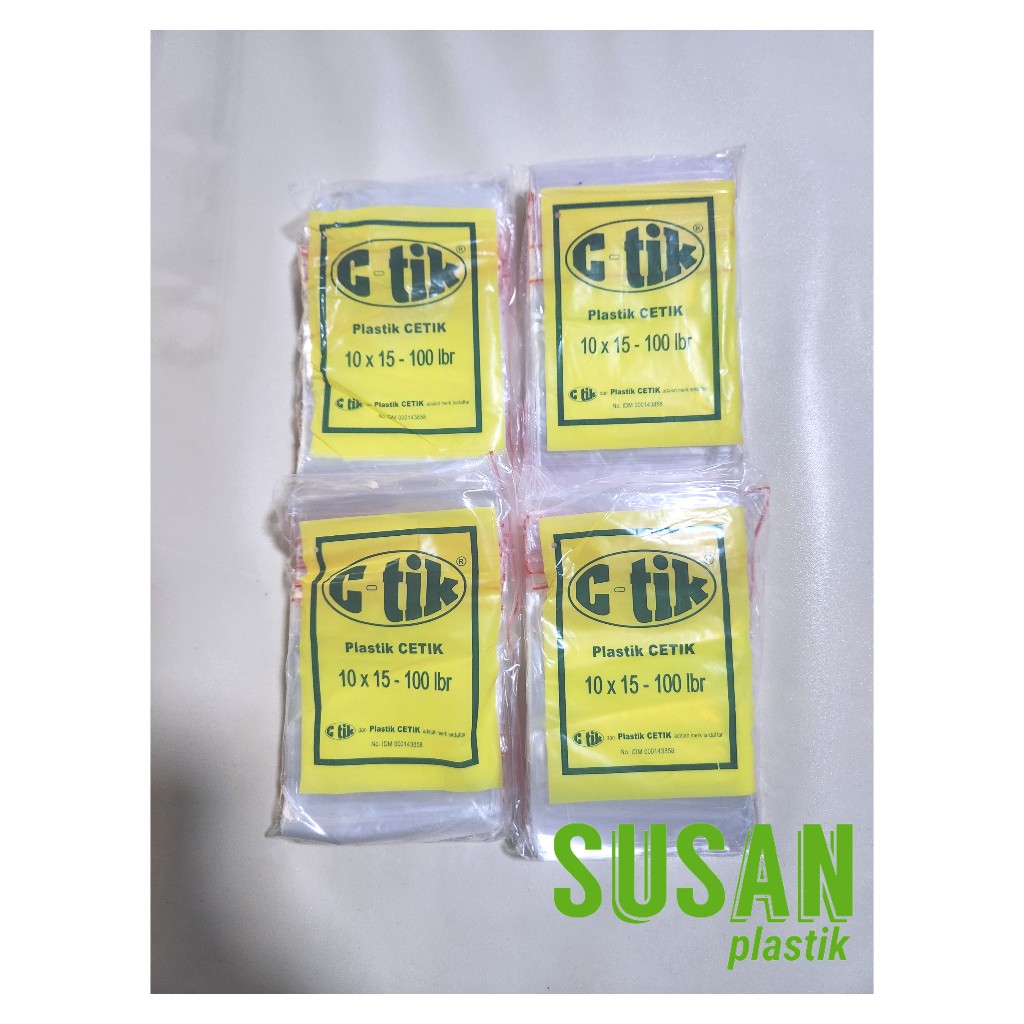 PLASTIK PE KLIP 10X15 CM TEBAL 30 MICRON