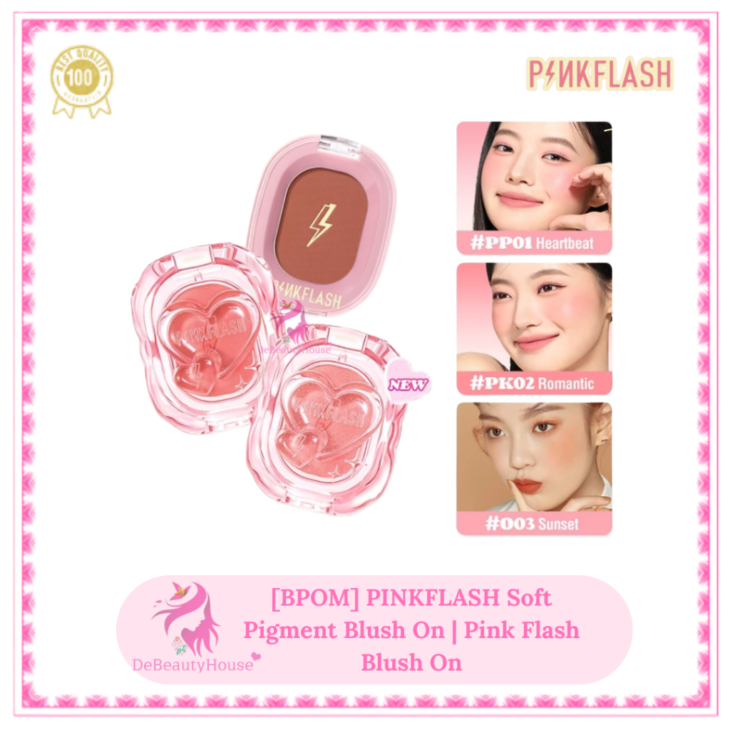 [BPOM] PINKFLASH Soft Pigment Blush On | Pink Flash Blush On