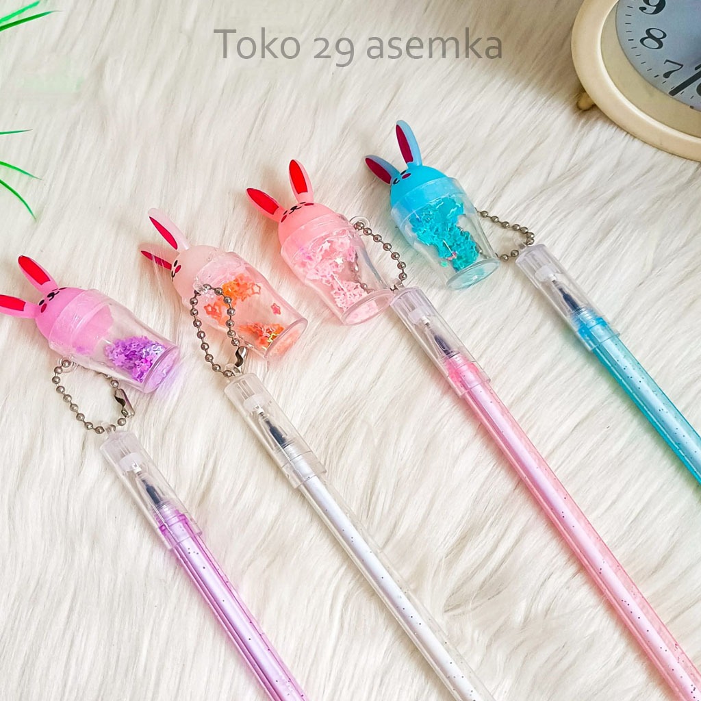 

PULPEN GANTUNGAN BOBA KUCING PEN BUBBLE TEA MILK CAT GEL PEN KARAKTER MURAH ALAT TULIS SEKOLAH
