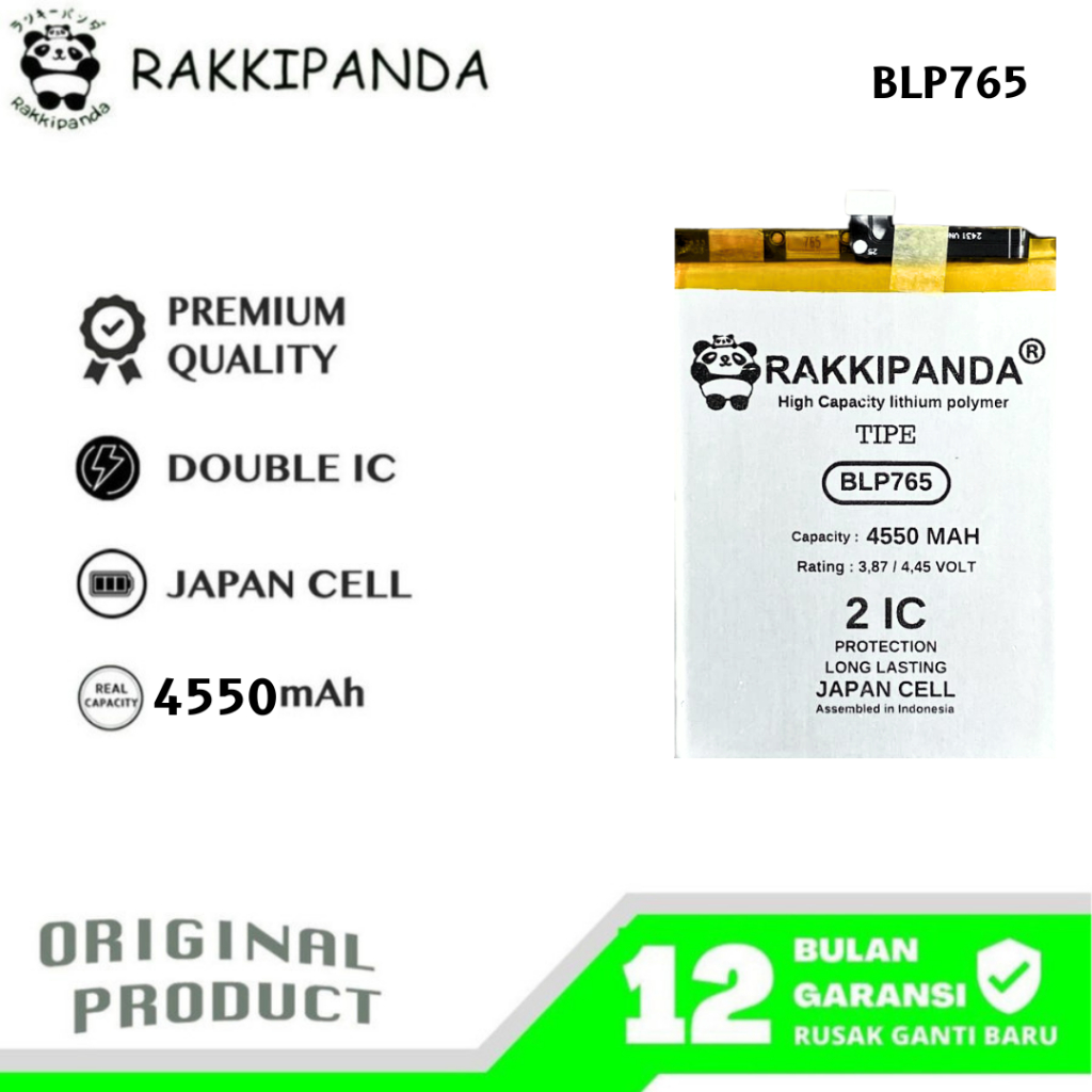 RakkiPanda - BLP765 Reno 3 / F15 / A91 Batre Batrai Baterai