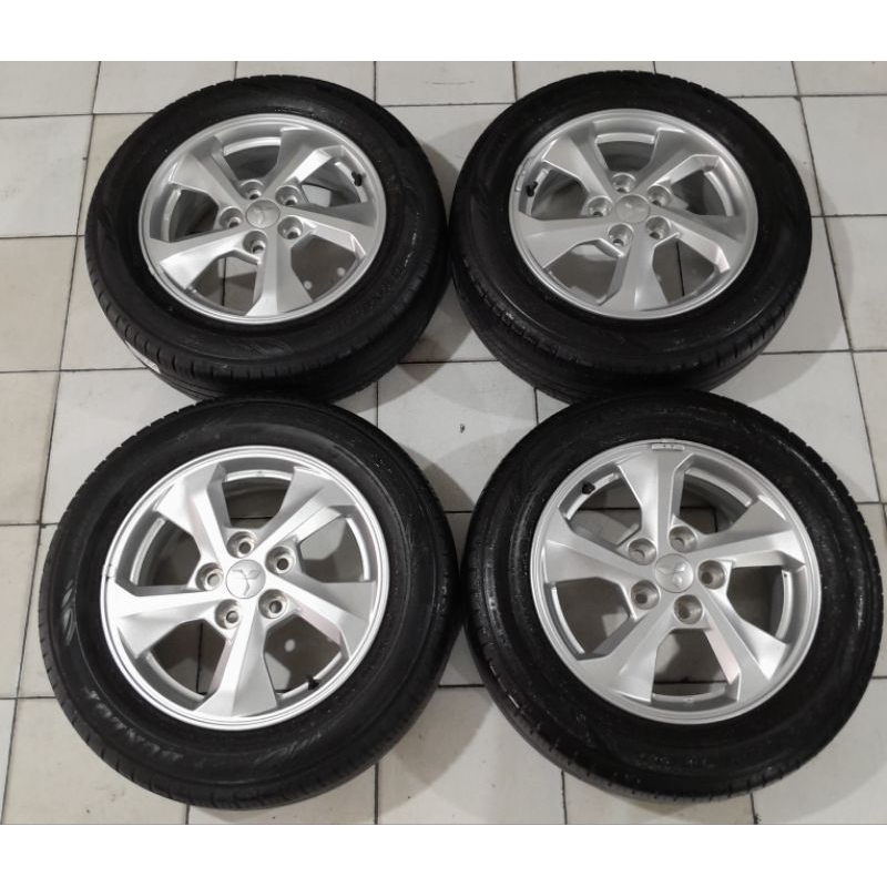 Velg pelek mobil Second murah oem mitsubishi xpander ring 16 ban Dunlop enasave