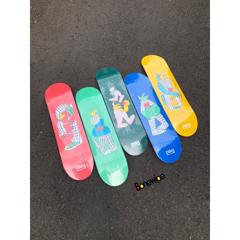 Papan Deck Skate DBH “ do by heart “ skateboard X lucas beaufort 7,5 / 7.5 Brand Asia