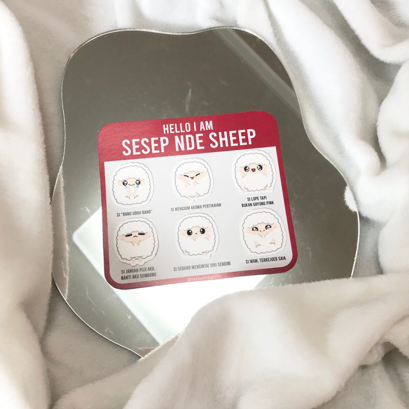 

glitter sticker pack SESEP NDE SHEEP byKRN sticker domba paskah