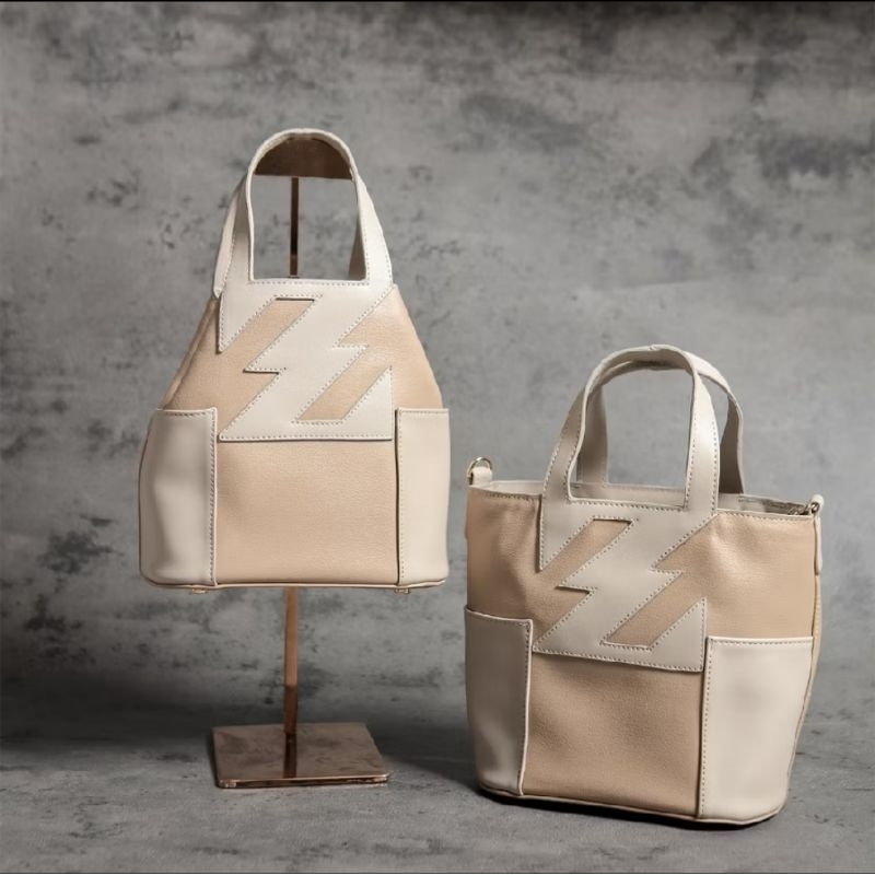 preloved Mils bag warna beige by zaskia sungkar