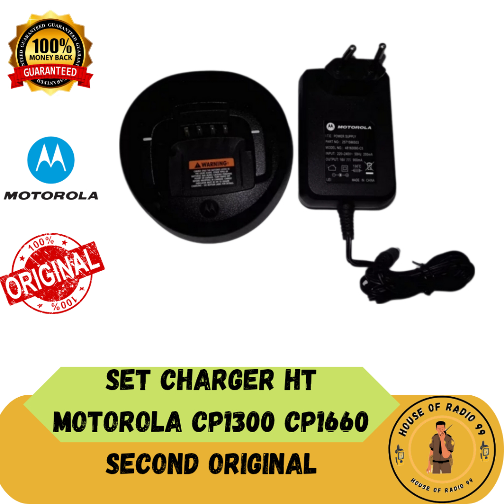 Charger Motorola CP 1300 CP1660 Second Original