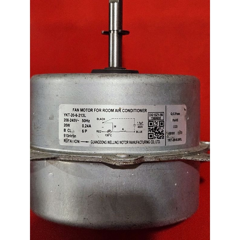 DINAMO KIPAS / FAN MOTOR OUTDOOR AC POLYTRON ORIGINAL