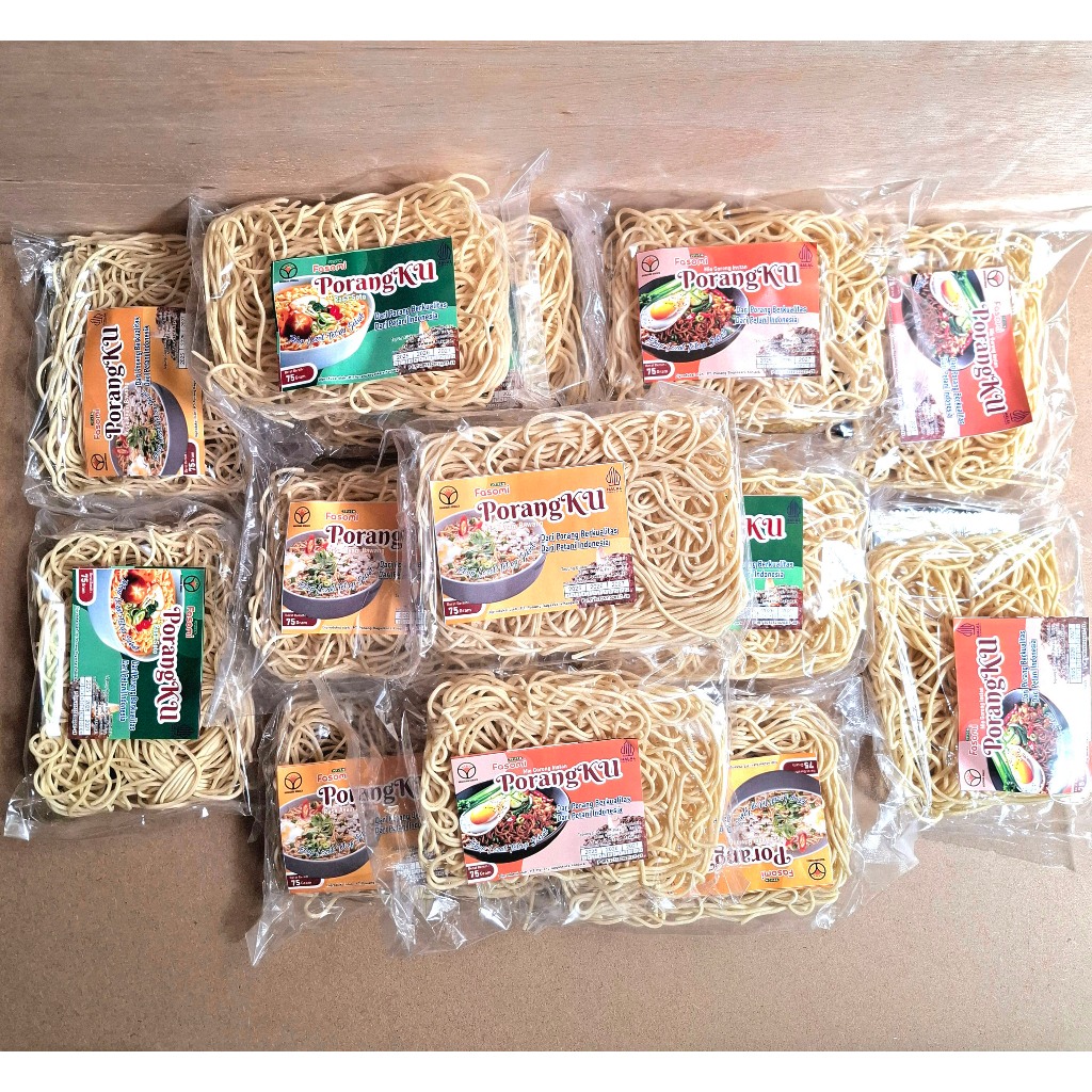 

Paket Hemat 20 Bungkus Mie Instan PorangKU | Mie Porang Tanpa Pengawet dan MSG | Mie Diet Rendah Kalori