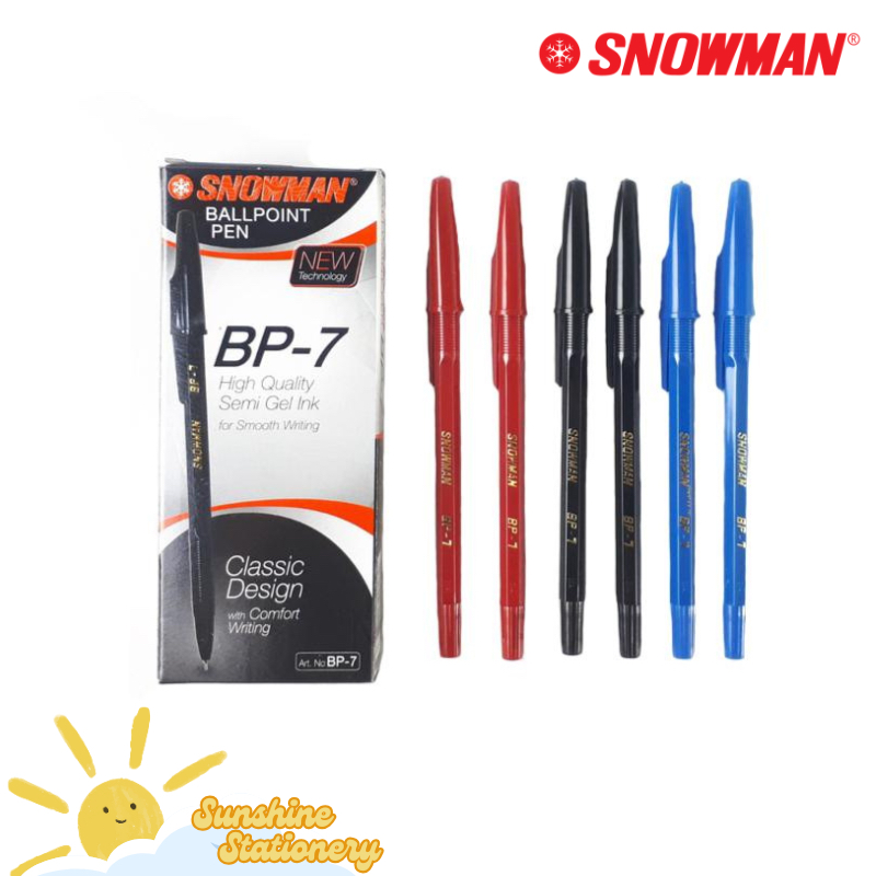 

[PCS] SNOWMAN Pulpen BP-7 / Ballpoint Pen BP7