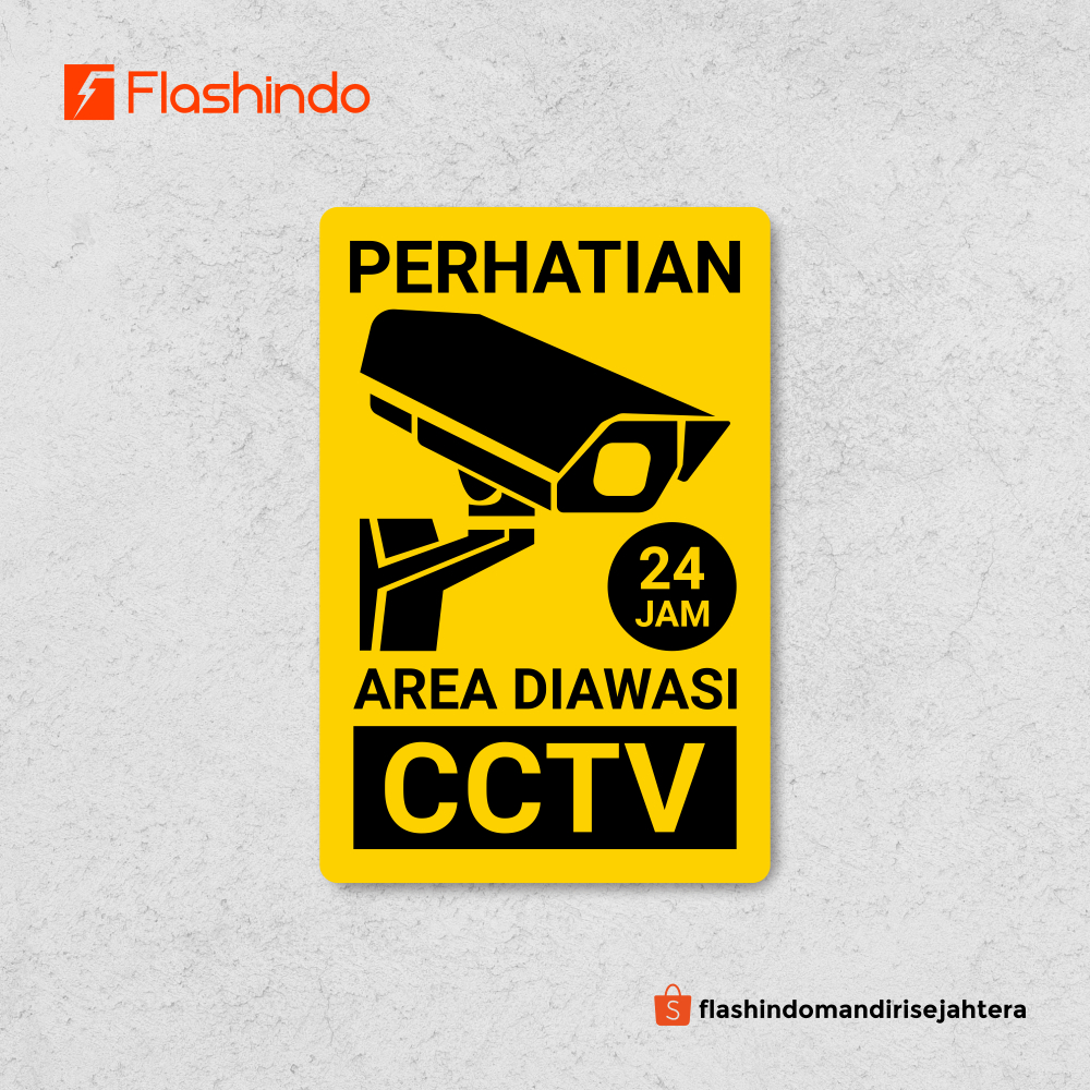 

Signboard Papan Akrilik | Acrylic Area diawasi CCTV 24 Jam Terbaru