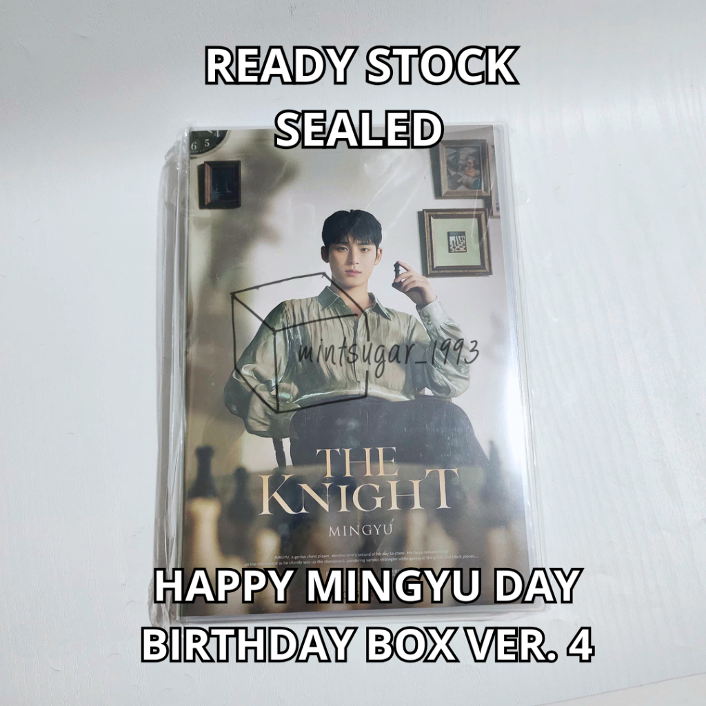 [ READY STOCK SEALED ] SEVENTEEN HAPPY MINGYU DAY BIRTHDAY BOX V.4 PACKAGE [ SCOUPS / S.COUPS | JEON