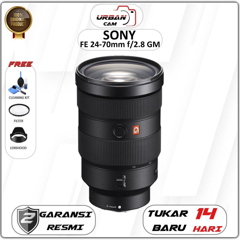Sony FE 24-70mm f2.8 GM Resmi / Lensa Sony FE 24 70mm f2.8 GM