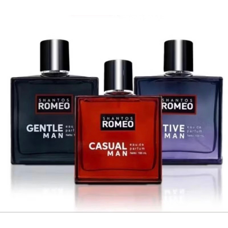 Parfum Shantos Romeo Eau De Parfum 100ml Parfum pria Tahan lama