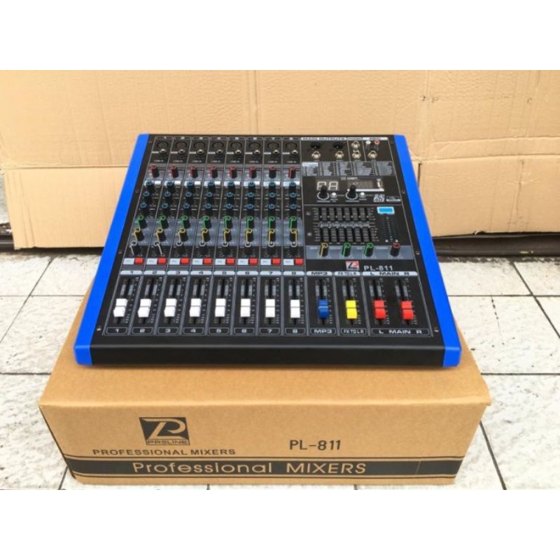 AUDIO MIXER PASLINE PL811 8 CHANNEL