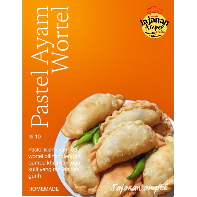 

PASTEL ISTIMEWA ISIAN AYAM + WORTEL isi 10 / frozen
