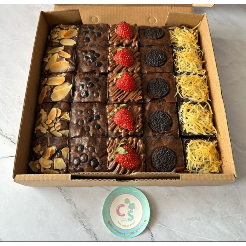

Fudgy Brownie, Brownies Sekat