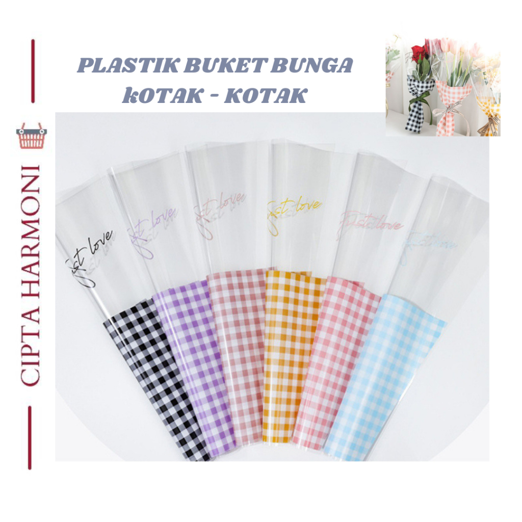 

Plastik Buket Bunga Mawar Per Tangkai / Plastik Mini Buket Rose Florist SF03