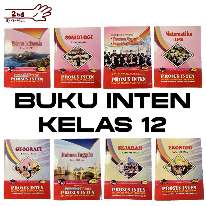 Buku INTEN kelas 12 SMA (preloved)