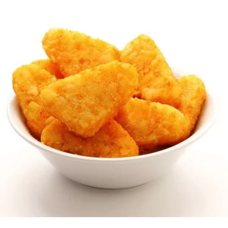 

Kentang SNOW VALLEY Triangle hash brown 2kg, lezat dan crunchy