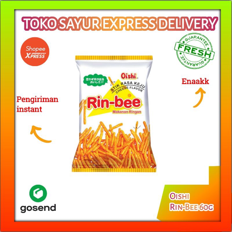

Oishi Rin-Bee Stik Keju 60g - Sayur Segar Palembang