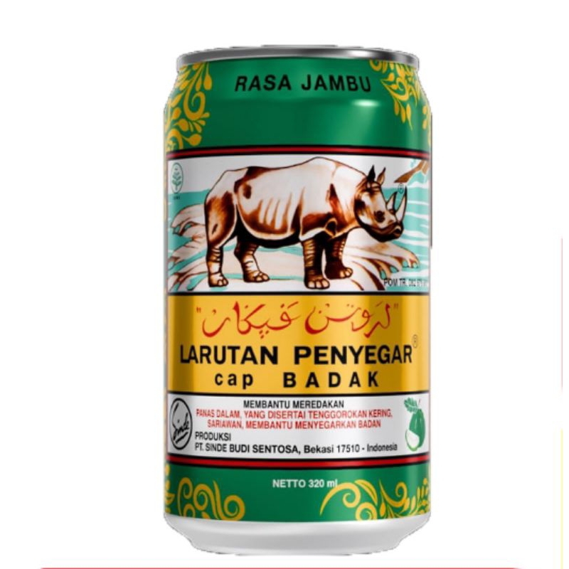

SINDE Larutan Penyegar Cap BADAK Jambu 320 ml