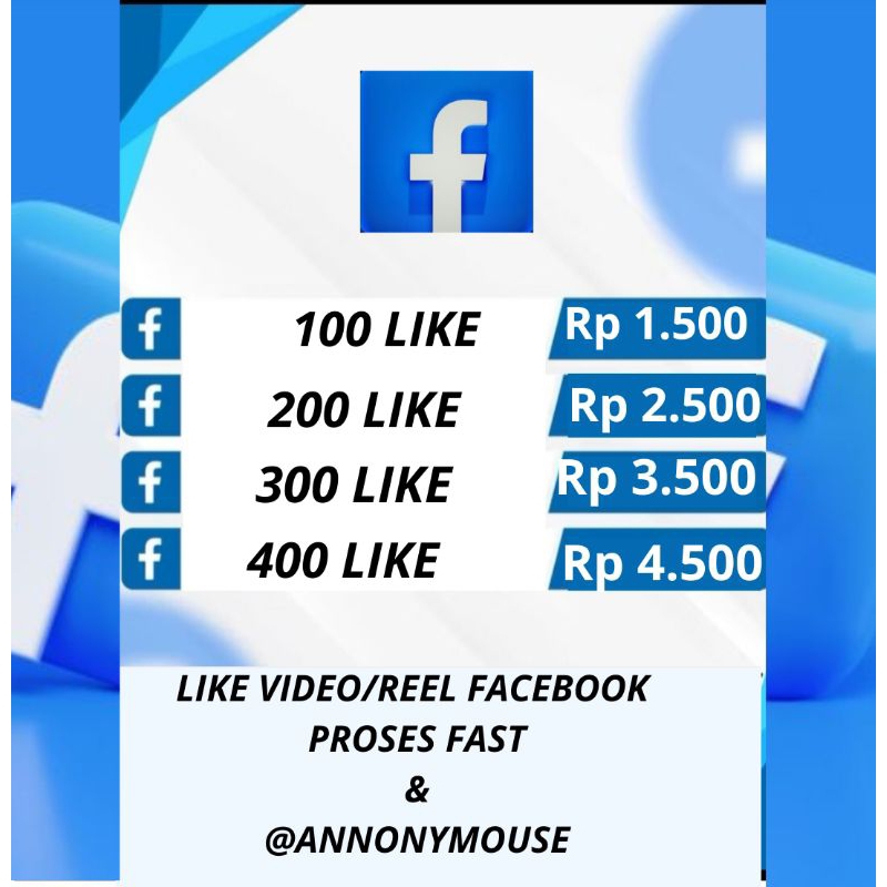 likes video/reels facebook