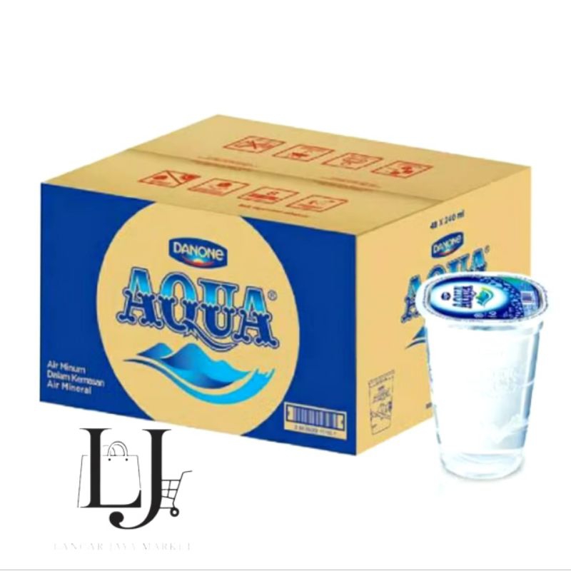 

AQUA GELAS 220ml Air mineral 1 Dus
