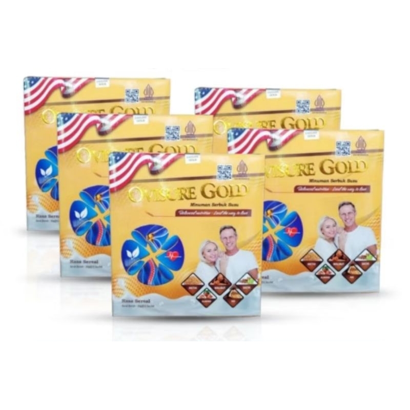 

PAKET 5 BOX SUSU OVISURE GOLD USA ORIGINAL MENGATASI TULANG DAN NYERI SENDI TERBAIK