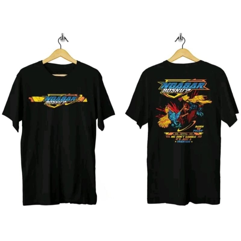 Kaos Ngabar BosKu New Corak Kuning