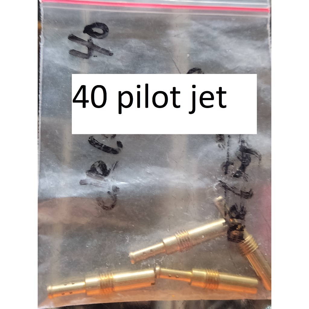 PILOT JET PJ (JET SLOW) MAIN JET MJ 40 38 STANDAR / 38 45 SUPRA/ 105 115 MIO KARBURATOR CARBURATOR I