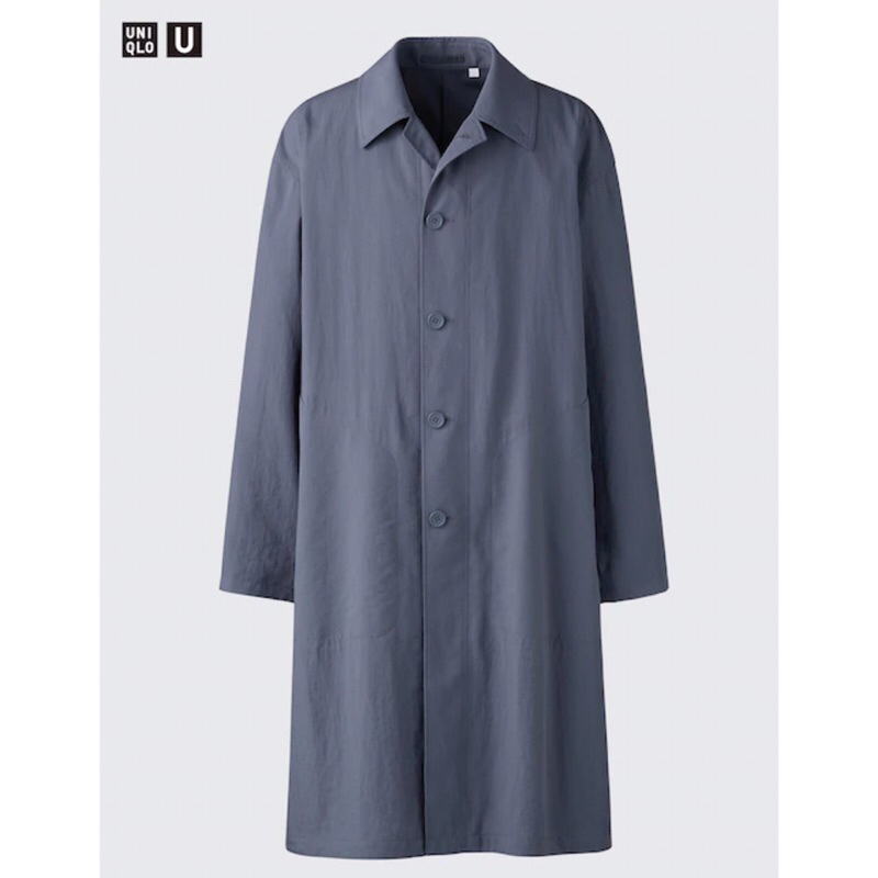 UNIQLO U Men Single Breasted Coat Jaket Mantel Oversize Pria