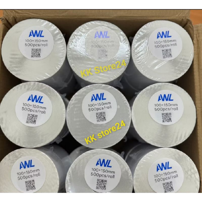 

Thermal Label AWL 100x150 isi 500 1dus isi 24rol