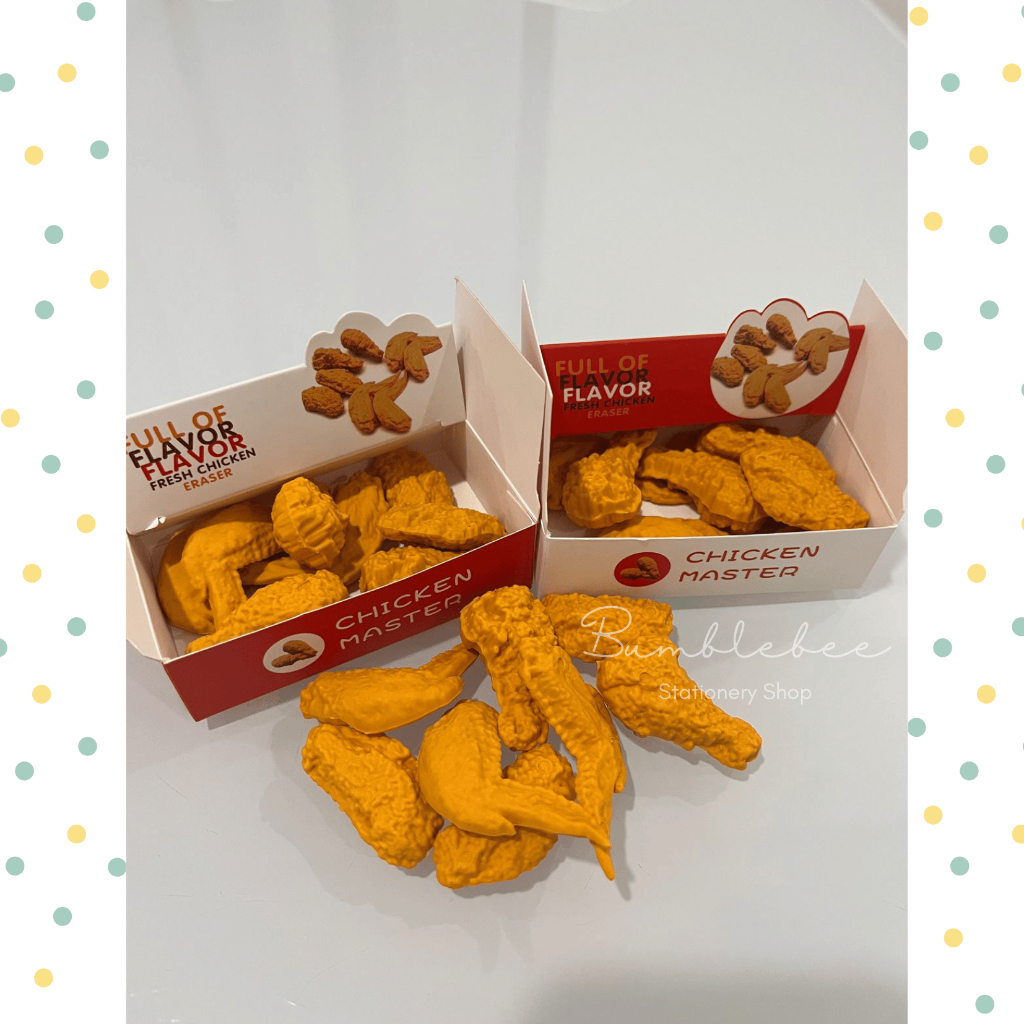

Penghapus Fried Chicken Ayam Goreng (1 Box isi 8 pcs)